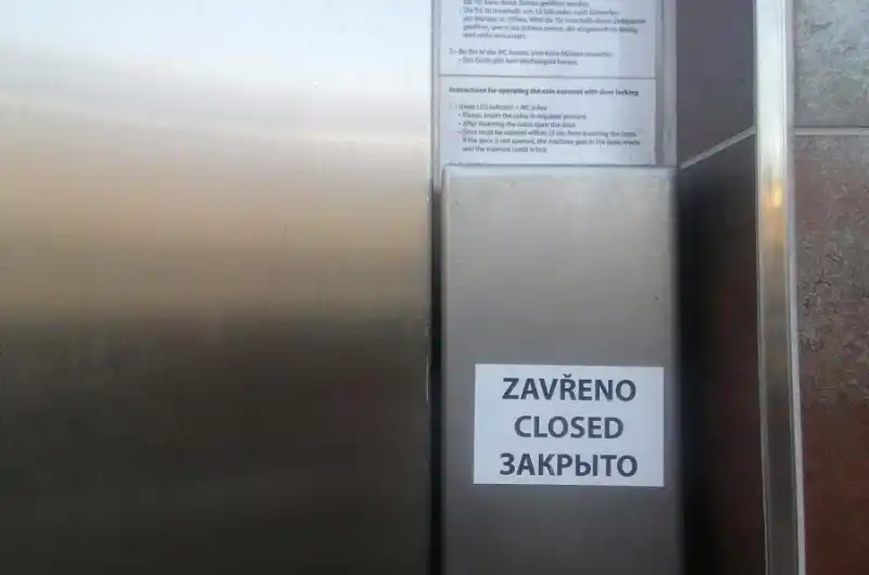 Uzavřené toalety Goethova stezka