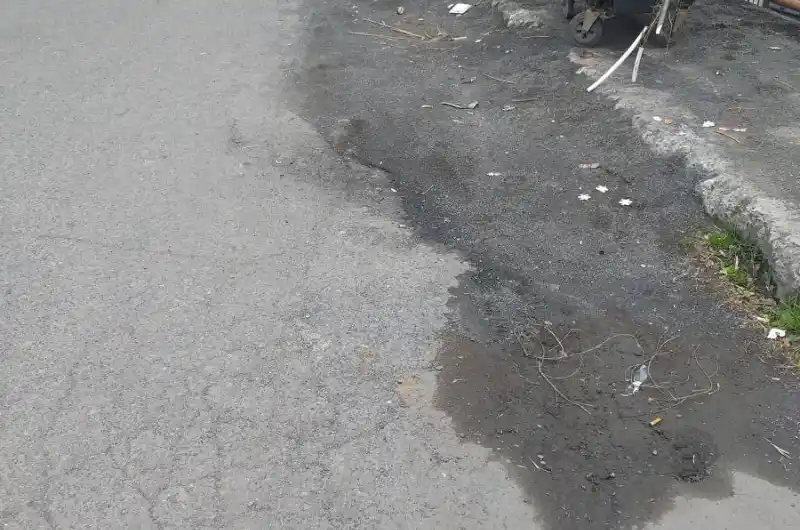 Výtluky za prodejnou JIPNa Vyhlídce