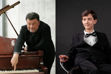 Semjon Yakimov - klavír, laureát soutěže Broumovská klávesa, Lukáš Hurník