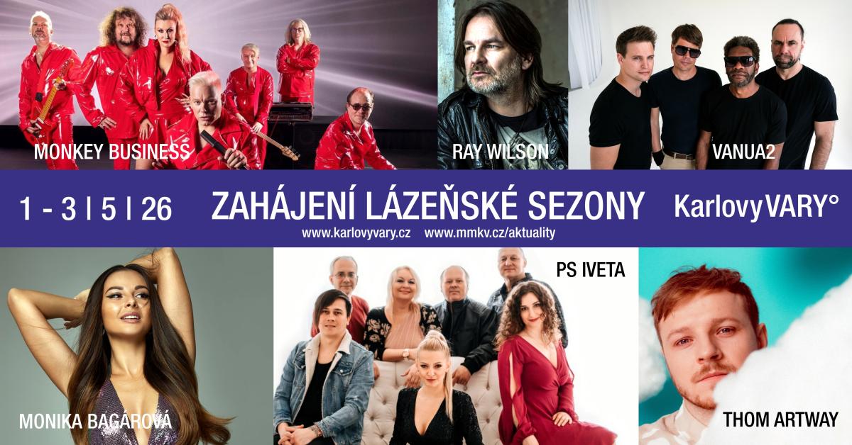 koncerty při zahájení lázeňské sezóny