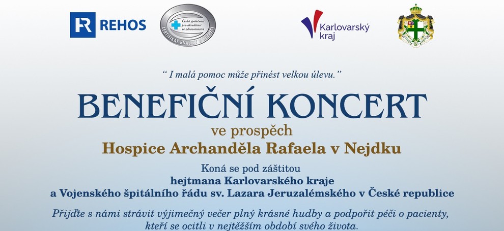 Leták beneifčního koncertu