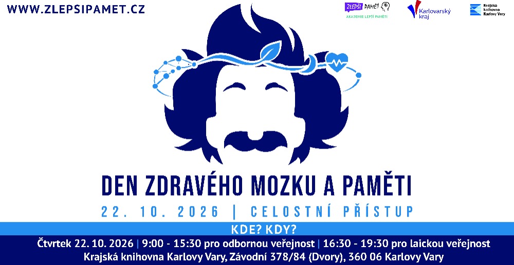 Den zdravého mozku a paměti plakát