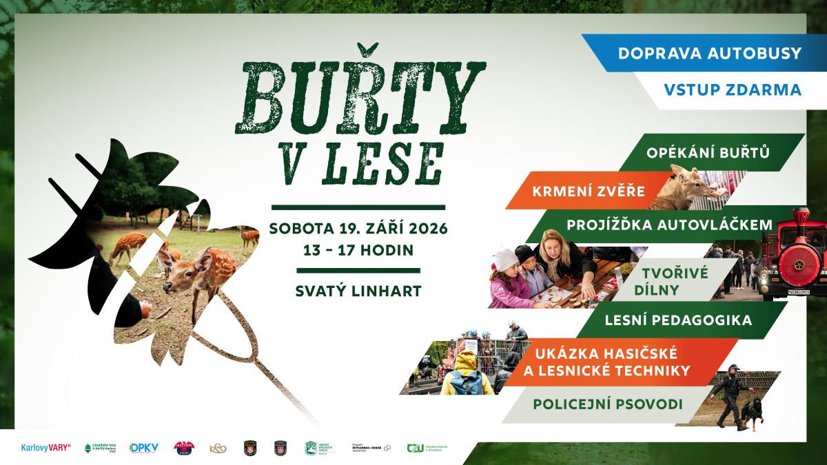 BUŘTY V LESE PLAKÁT